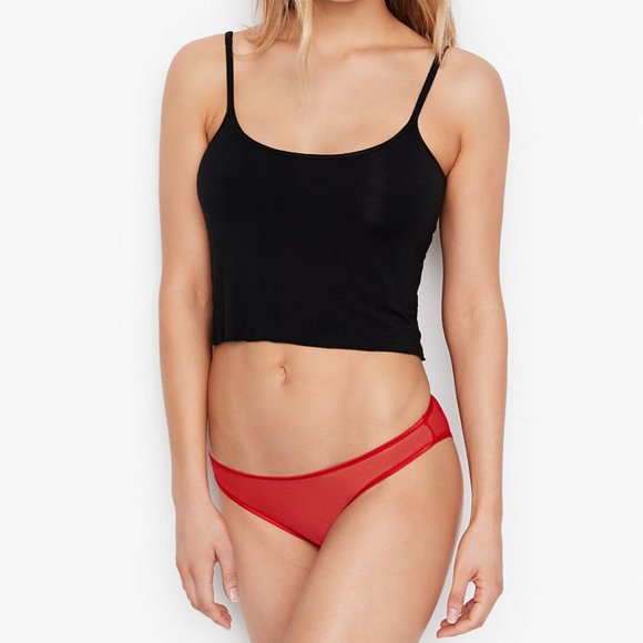 Victoria’s Secret Dream Angels Sheer Mesh & Bow Cheekini Panty X2 - Picture 3 of 5